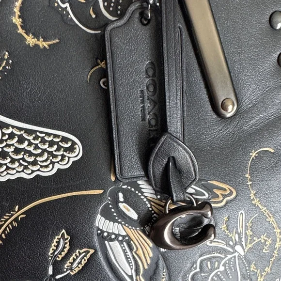 Coach Chelsea Champlain Dreamer Bag with tattoo design beautiful - Picture 3 of 16